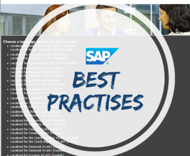 SAP Best Practises