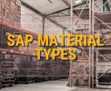 sap material types sap steps